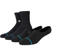Stance Crew X No Show Socken - Icon - 2 Stück, Schwarz , L
