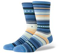 Stance Curren St Crew Freizeitsocken blau Größe 38 Lifestyle Hautfreundlich