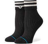 Stance Damen Roll Cuff Quarter Socken (Größe 38 , schwarz)