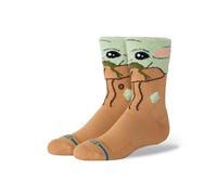 Stance Grogu Hungry Kids Crew Socks Grün in Größe M