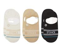 Stance Herren Basic No Show Socken [3er Pack] Socken (Größe S, cremefarben), Cream, Small