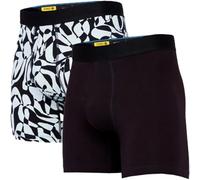 Stance Herren Road Trip Boxershorts, 2er-Pack, Mehrfarbig/Meereswellen (Ocean Tides), X-Large