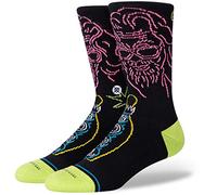 Stance Herren und Damen The Big Lebowski Mark It Zero Gekämmte Baumwollsocken Packung mit 1 Schwarz 38-42