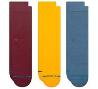 Stance - Icon 3 Pack - Multifunktionssocken, Gr. 38-42 M, bunt (Wine)