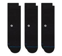 Stance Icon 3 Pack Socks Schwarz in Größe S