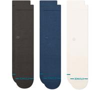 Stance Icon 3er Pack Socken (Größe 43 , grau)