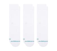 Stance Icon 3 Pack Socks Weiß in Größe M
