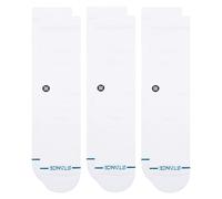 Stance Herren Icon 3 Pack Socken, White, L EU