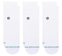 Stance Icon Quarter Socken für Damen und Herren, Weiß, Größe XL