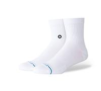 Stance Icon Quarter Socks Weiß in Größe S
