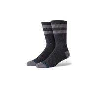 stance joven crew socken schwarz grau