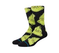 Stance Kinder-Tagessocke Mean One Kids Crew schwarz/gelb - 1 Paar, Größe 29-34