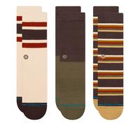 Stance Mil House Crew-socken 3 Paare EU 43-46 Dark Brown