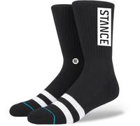 Stance Herren Socken The OG – Crew, Schwarz, Größe L