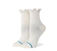 Stance Ruffle Icon Quarter Socks Beige in Größe S