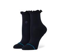 Stance Ruffle Icon Quarter Socks Schwarz in Größe M