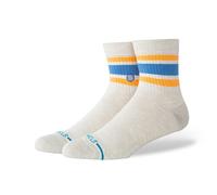 Stance Slub Boyd Quarter Socks Grau in Größe M