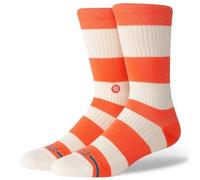 Stance Socken Casual Rot Weiß Gestreift