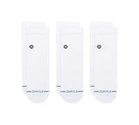 Stance Icon Quarter Socken 3er Pack Weiss Blau - A356A21IQP L (43 - 46)