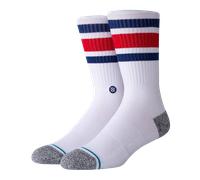 Stance Tagessocke Crew Boyd Staple weiss/rot/blau - 1 Paar, Größe 38-42