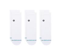Stance - Icon Quarter Pack Of 3 White - Socken Weiß Medium