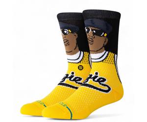 Stance Tagessocke Crew Juicy (Biggie Small) gelb - 1 Paar, Größe 38-42