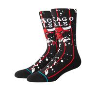 Stance Tagessocke Crew Overspray CHI schwarz/rot - 1 Paar, Größe 43-46