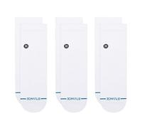 Stance - Icon Quarter Pack Of 3 White - Socken Weiß Medium