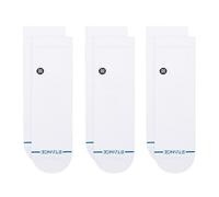 Stance Tagessocke Quarter Icon weiss - 3 Paar, Größe 47-50