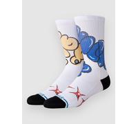 STANCE Tryin Sucker Crew - Mixte - Weiß - Größe 43-46- Modell 2025