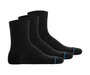 STANCE Unisex Quartersocken 3er Pack - Icon Quarter, Logo, Basic 38-42 Schwarz