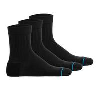 STANCE Unisex Quartersocken 3er Pack - Icon Quarter, Logo, Basic Schwarz / 38-42 38-42 Schwarz