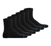 STANCE Unisex Quartersocken 6er Pack - Icon Quarter, Logo, Basic 43-47 Schwarz