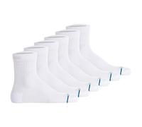 STANCE Unisex Quartersocken 6er Pack - Icon Quarter, Logo, Basic Weiß / 43-47 43-47 Weiß