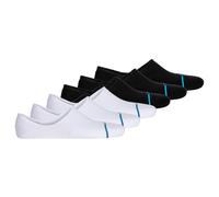 STANCE Unisex Sneakersocken 6er Pack - Icon No Show, Logo, Basic Schwarz/Weiß / 43-47 43-47 Mehrfarbig