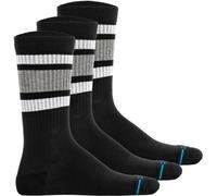 STANCE Unisex Socken 3er Pack - Boyd ST, Logo, Streifen, Crew Socken Schwarz / 38-42 38-42 Schwarz