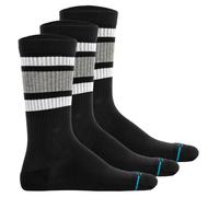 STANCE Unisex Socken 3er Pack - Boyd ST, Logo, Streifen, Crew Socken Schwarz 43-47