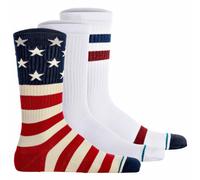 Stance The Americana 3 Pack Mens Fashion Socks Large Multi