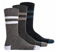 Stance Socken The Joven 3 Paare Crew Grau EU 38-42