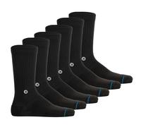 STANCE Unisex Socken 6er Pack - Icon, Logo, Basic, Crew Socken Schwarz 35-37