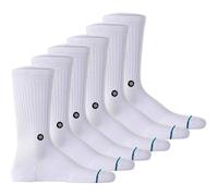 STANCE Unisex Socken 6er Pack - Icon, Logo, Basic, Crew Socken Weiß 35-37