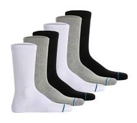 STANCE Unisex Socken 6er Pack - Icon, Logo, Basic, Crew Socken Schwarz/Grau/Weiß 38-42