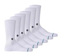 STANCE Unisex Socken 6er Pack - Icon, Logo, Basic, Crew Socken Weiß 35-37
