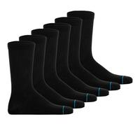 STANCE Unisex Socken 6er Pack - Shelter, Logo, Crew Socken, einfarbig Schwarz 38-42