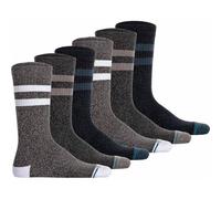 STANCE Unisex Socken 6er Pack - The Joven, Logo, Streifen, Crew Socken 43-47 Grau/Blau/Grün