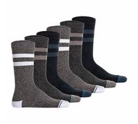 STANCE Unisex Socken 6er Pack - The Joven, Logo, Streifen, Crew Socken Grau/Blau/Grün 38-42