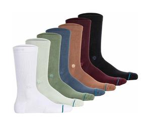 STANCE Unisex Socken, 7er Pack - 7 Days A Week, Logo, Crew Socken 38-42 Mehrfarbig