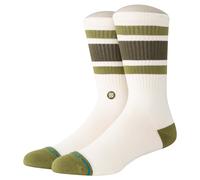 STANCE Unisex Socken - Boyd ST, Logo, Streifen, Crew Socken Weiß/Grün / 43-47 43-47 Mehrfarbig
