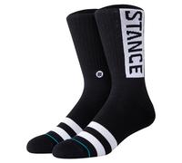 STANCE Unisex Socken - OG Crew, Logo, Crew Socken mit Streifen 43-47 Schwarz