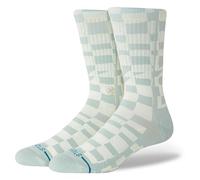 Stance Wave Check Crew Socks paleblue Gr. M